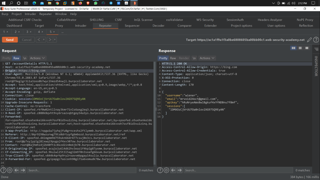 Insecure CORS Configuration 4 - Securium Solutions