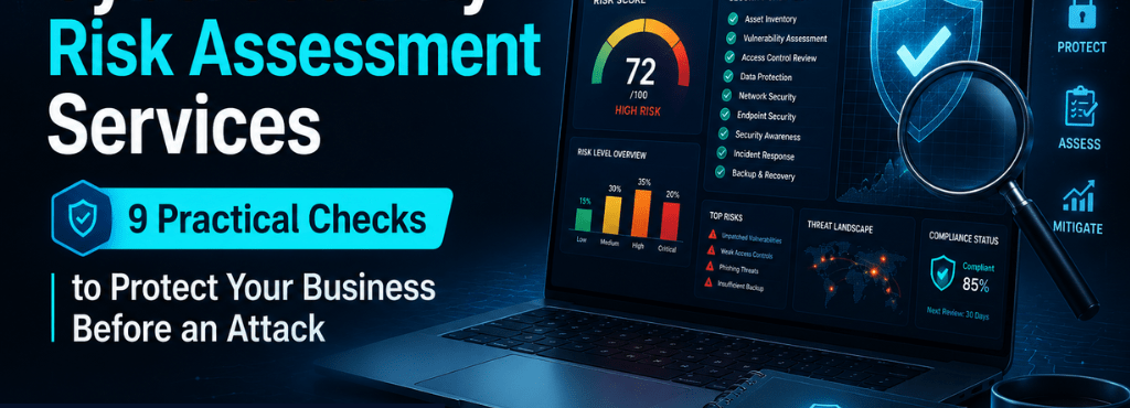 Cybersecurity Risk Assessment Services: 9 Practical Checks to Protect Your Business Before an Attack 1 Cybersecurity Risk Assessment Services